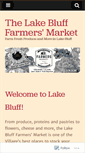 Mobile Screenshot of lakeblufffarmersmarket.com